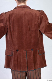  Photos Man in Historical Dress 42 20th century brown jacket historical clothing upper body 0006.jpg